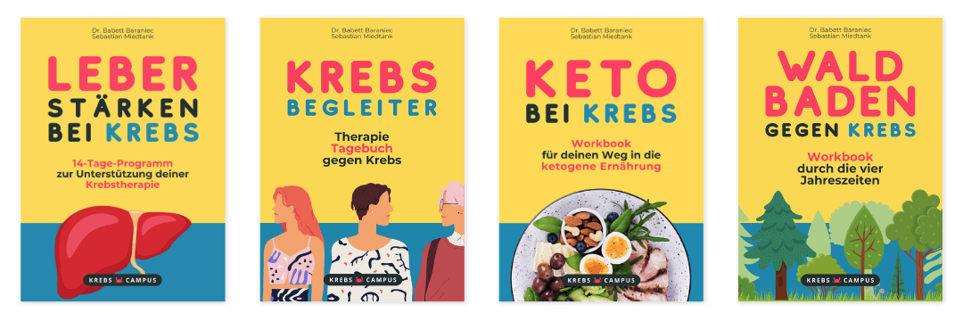 Krebs Campus: Unsere leicht verständlichen und praxisnahen Bücher gegen Krebs